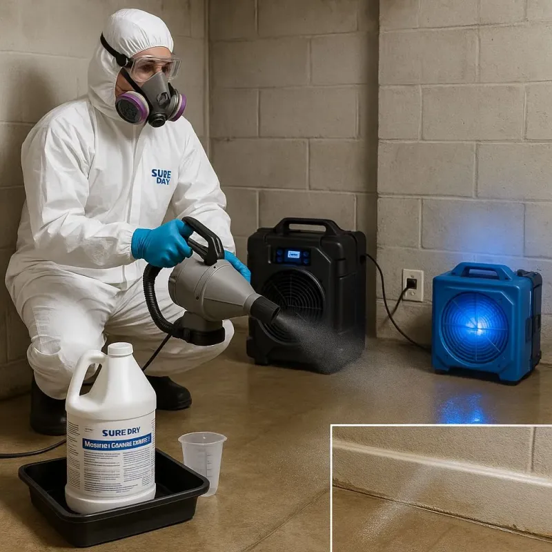 Sanitization and Odor Removal process in South Lyon, MI