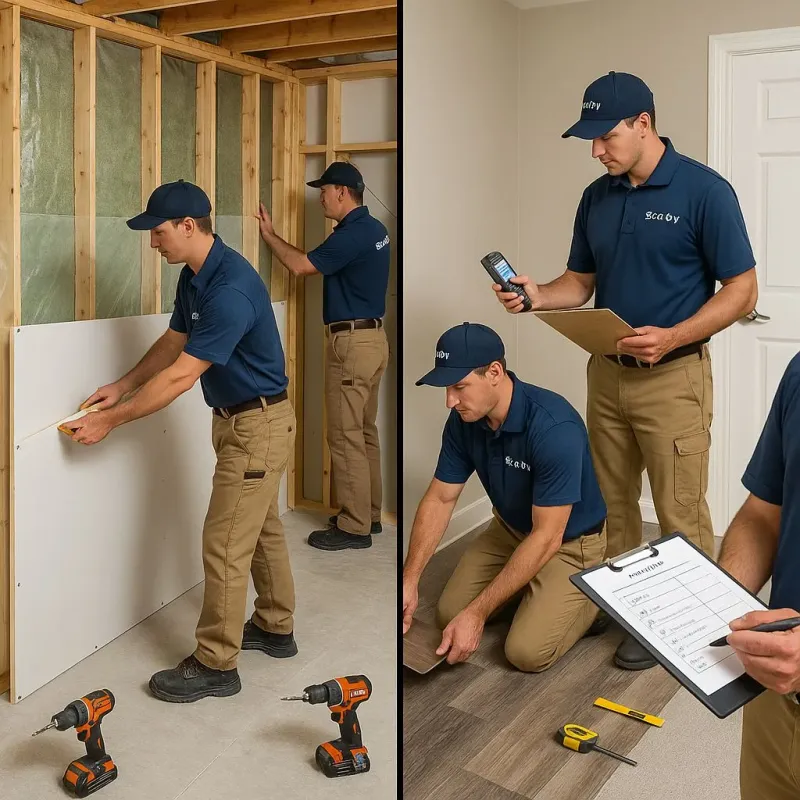 Repairs and Reconstruction process in South Lyon, MI
